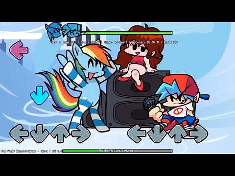 FNF Mod | Full The Pony Hamster Dance Song | Friday Night Funkin' - VS Rainbow Dash