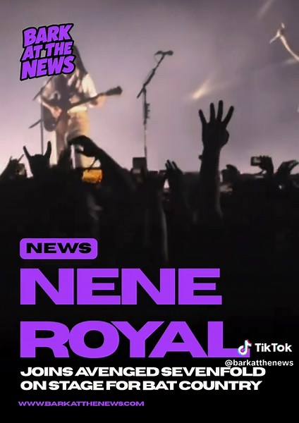 Nene Royal Sings 'Bat Country' with Avenged Sevenfold in Singapore