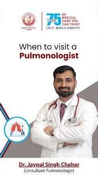 When to Visit a Pulmonologist: Expert Advice from Dr. Jaypal Singh Chahar | Bombay Hospital Jaipu