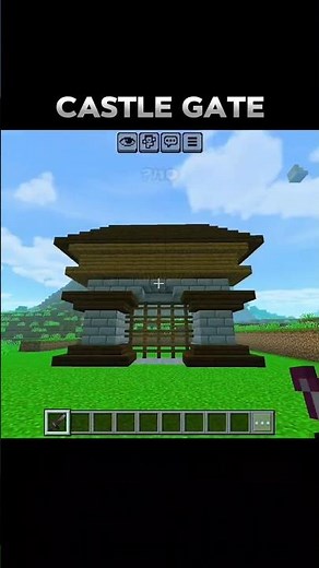 Minecraft Castle Gate Tutorial (Works on Java & Bedrock!) 🏰