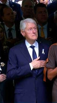 Former presidents attend Sept. 11 memorial ceremony