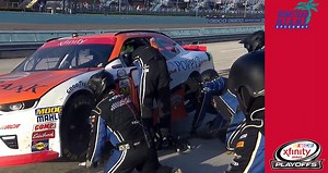 Championship contender Daniel Hemric has battery issues at Miami, title hopes take hit