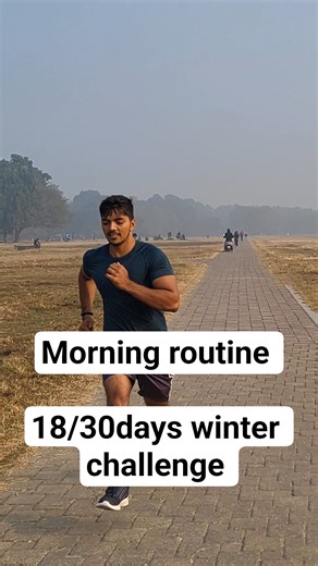18/30days winter challenge morning routine #30daychallenge #fitness #motivation #viral
