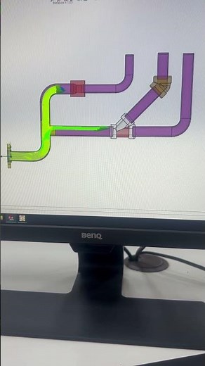 Water flow simulation in solidworks| learn solidworks #automobile #solidworks