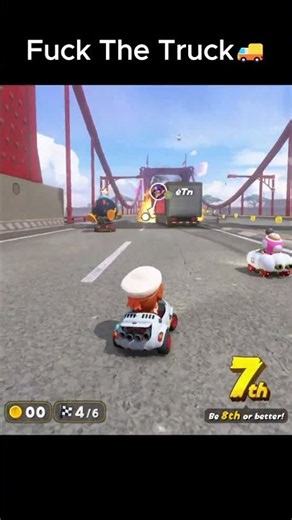 NEVER battle the truck in Mario Kart! 🚚😭