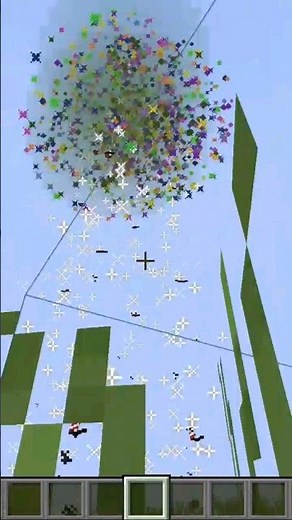 Automatic Firework Launcher | Minecraft #minecraftredstone #minecrafttutorial #minecraft #fireworks