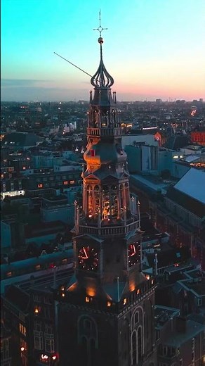 Amsterdam, Netherlands by Drone - 4K Video Ultra HD [HDR]