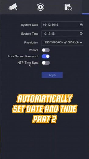 How To Set Date And Time Hikvision DVR Automatically | Part 2 #cctv #hikvision #cctvcamera