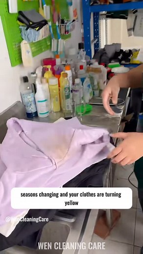 Wen Cleaning Care | Season’s changing—what to do when your clothes turn yellow and start to smell? Clothes stored in the closet for too long often get yellow... | Instagram