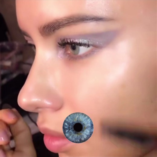 ‏I had this idea so made it asap #blueeyes #eyes #colour #foryou #viral | blueeyes