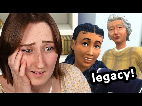 rushing to hang out with my sim's grandparents before they die