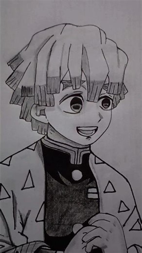 ✨ Zenitsu 🔥 pencil 😈 sketching ✨🔥😈