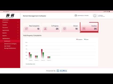 Report and Dashboard | Rental Management Software | Xenia Technologies
