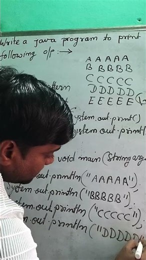 Java pattern program