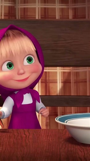 Mmm, a familiar scent… 🥣♨️ #SomethingYummy #MashaAndTheBear #Shorts #cartoonforkids #kids #animation