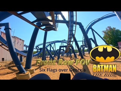 Batman Front Row POV 5K Six Flags over Georgia