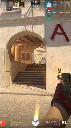 INSANE AK-47 KILLS in CS2 🔥 | Clean Spray & Headshots #counterstrike #cs2headshot #cs2clips