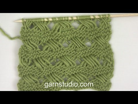 How to knit Indian cross stitches