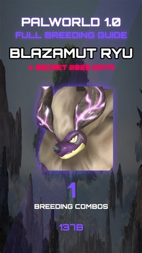 Blazamut Ryu Breeding EXPLAINED (No Cross-Breeding Allowed!) | Palworld 1.0