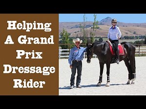 Helping A Grand Prix Dressage Rider: The Principles Of Training In Action: