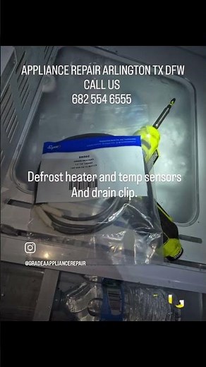Samsung refrigerator not cooling freezer fine. defrost issue. appliance repair Arlington tx dfw