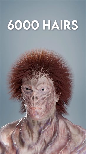 Vecna, Stranger Things Hair Simulation - #strangerthings #blender