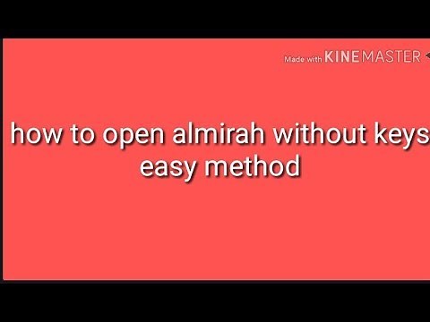 How to open almirah (Wardrobe)without keys|Inner lock|easy method