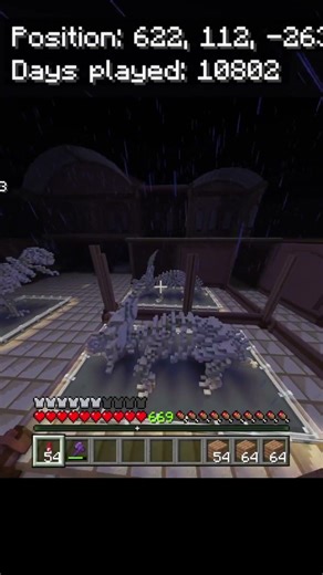 Bedrock Survival Realm Build Progress: first room inner walls started #minecraft #survival #bedrock