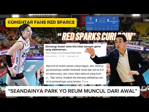 RED SPARKS FANS COMMENTS AFTER STEALING POINTS FROM IBK ALTOS #volikorea