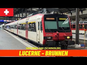 Cab Ride Lucerne → Brunnen → Lucerne (S-Bahn S3, Switzerland, November 2025) train driver's view 4K