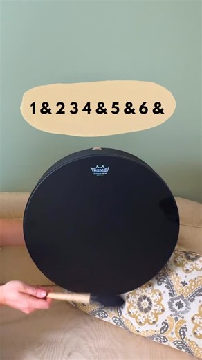 Try this rhythm pattern on your Frame Drum — 1 & 2 3 4 & 5 & 6 & — has such a hypnotic flow when you get it locked in. Try clapping it out first, then bring it to your frame drum and let your hands dance with the beat. Rhythm isn’t just about timing — it’s about feeling. Can you keep the pulse steady without losing the groove? 👀 #framedrum #worldpercussion #handdrumming #rhythmpattern #drumgroove #musicianlife #drumpractice #groovetraining #worldmusic #percussionist | Root Rhythm