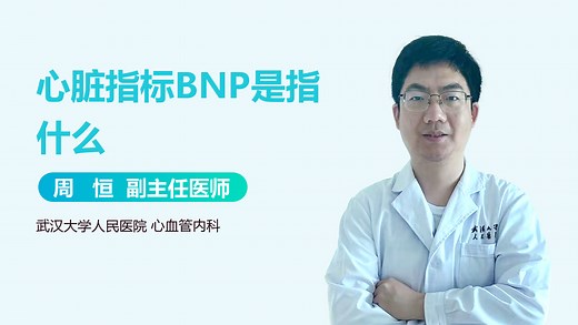 心脏指标BNP是指什么