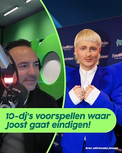 Joost Klein gaat naar het Songfestival met Europapa en dit is wat Radio 10-dj's ervan verwachten! 🎶 Hoe hoog denk jij dat Joost gaat eindigen? 🤔 | Radio 10