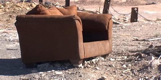Illegal dumping sites continue to pop up across Las Vegas Valley