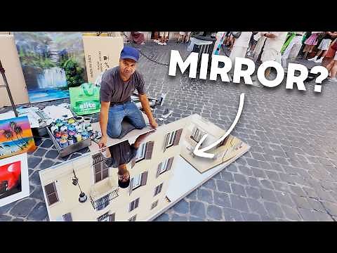 I Asked a Street Artist to Paint my Giant Mirror for €100...