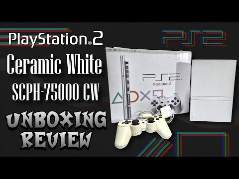 Sony PlayStation 2 (PS2) | Ceramic White | SCPH-75000 CW | REVIEW | UNBOXING | GAMETEST