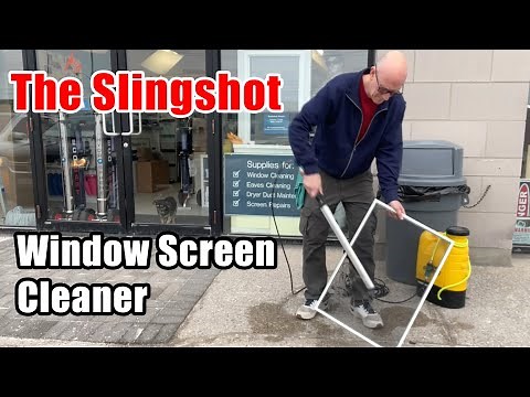 NEW - Slingshot Window Screen Cleaner