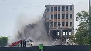 Final demolition of Ramsay McCormack building