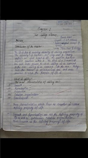 Biology | Chapter 1 | The living world | Notes | Class 11 | Class 11th | Biology class 11 notes