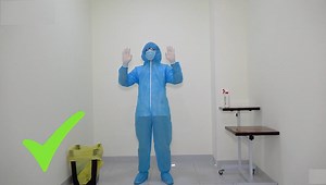 Các bước mặc và tháo bỏ đồ bảo hộ cá nhân đúng cách