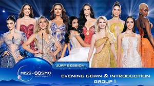 Evening gown performance and introduction | Miss Cosmo 2024 Jury Session - part 1 In the evening gown performances, the contestants exuded confidence as they commanded the stage, showcasing their poise, charisma, and impactful beauty. #MissCosmo2024 #1stMissCosmo #MissCosmo2024 #VividVietnam #ImpactfulBeauty #COSMO #UniMedia | Miss Cosmo