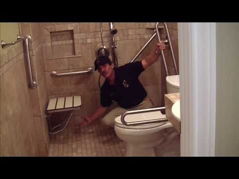 Handicap bathroom remodeling