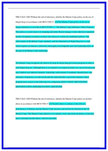 TBS Phase I Exam Latest Update with Complete Solutions2533 636x882