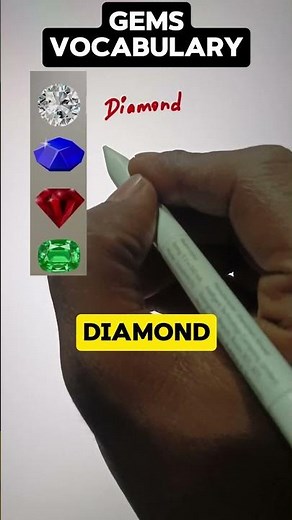 Gems Vocabulary in English 🧑‍🎓💯👍 #english #education