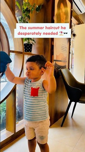 The summer haircut he desperately needed 🕶️⛱️