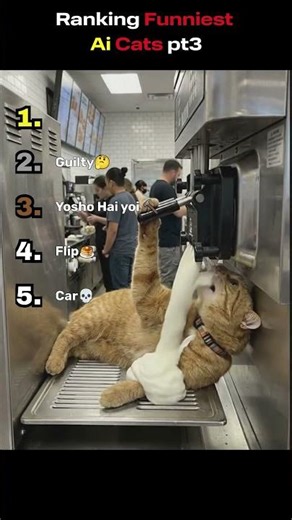 CAT VS PANCAKE!! #catshorts #wholesome #animals #funny