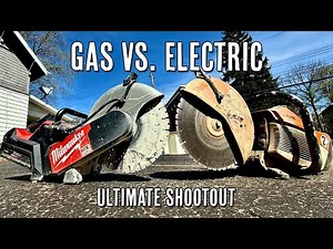 Gas vs Electric Concrete Saws | I was Surprised