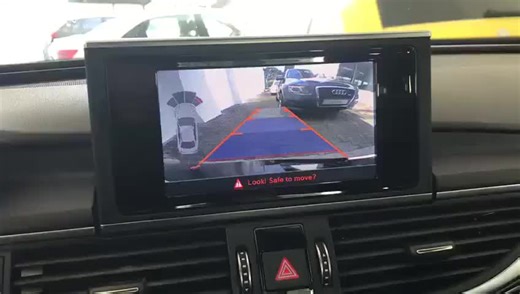 Reverse View Camera Interface Smart Parking Guidance System