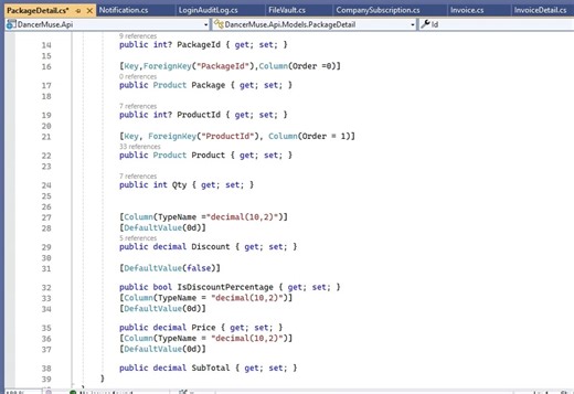 Code Adventure AH on Instagram: "ASP.NET Core Entity Framework Model | Foreign Key & Data Annotations we explain how to create an Entity Framework model using Data Annotations in ASP.NET Core. You’ll learn: How to use [Table], [Key], and [ForeignKey] How to define relationships between tables How to map Product & PackageDetail entities How composite keys and navigation properties work This tutorial is useful for beginners and intermediate developers working with: ✔ ASP.NET Core ✔ Entity Framewor