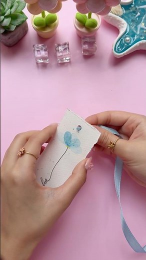 DIY Aesthetic Name Tag Idea 🔖
